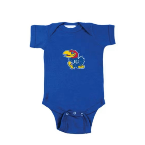 KU Jayhawks Kansas Jayhawks ROYAL Baby Bailey One Piece - 10199954