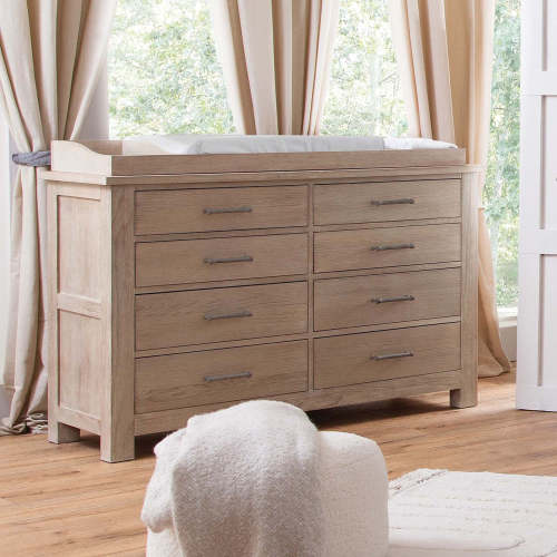 Bella Vita Lugo 8 Drawer Dresser in Brownstone