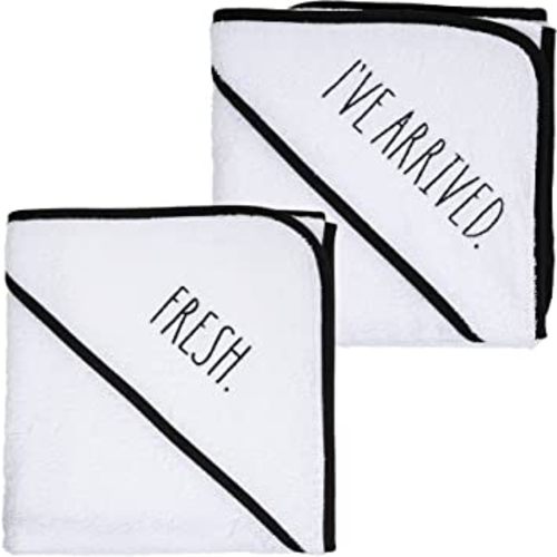 Sticky Toffee Cotton White Hand Towels Set for Bathroom, Soft and Absorbent  Decorative Bath Hand Towels, Modern Gray Striped Towels, Oeko-Tex Cotton,  Reusable and Quick Drying, 28 in x 16 in Hand