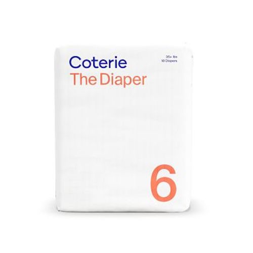 Coterie Diaper 6 Pack, Size 06, (35+ lbs)