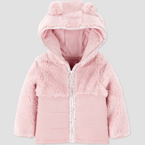 Carter's Just One You® Baby Girls' Puffer Jacket - Pink 3M