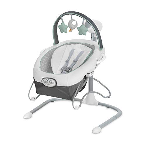 Graco Soothe 'n Sway LX Baby Swing with Portable Bouncer - Derby