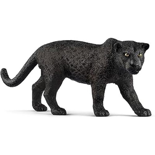 Schleich Wild Life Realistic Prowling Black Panther Figure - Jungle Animal Figure for Kids, Perfect Durable Toy for Fun and Imaginative Adventures, Gift for Boys and Girls Ages 3+