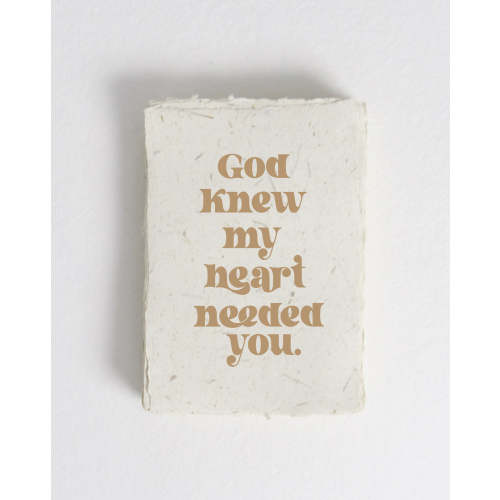 God Knew Cotton Print – OUR HOUSE ABOVE