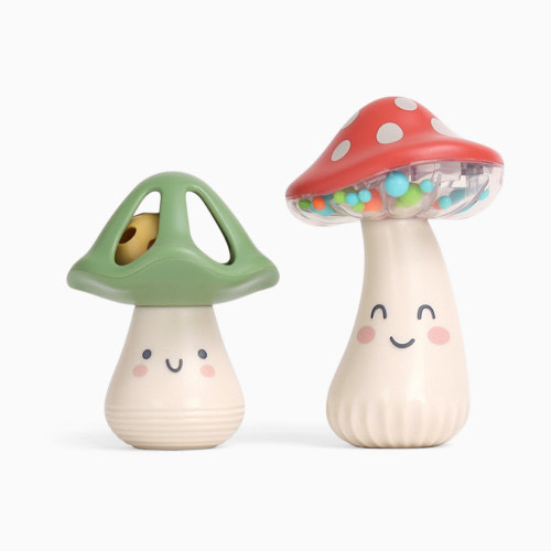 Itzy Ritzy Itzy Mini Maracas Rattles - Mushroom
