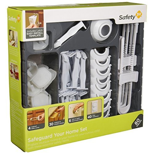 Safety 1st Home Safeguarding and Childproofing Set (80 Pcs), White