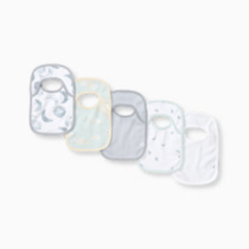 Burt's Bees Baby Organic Lap Shoulder Bibs (5 Pack) - Hello Moon