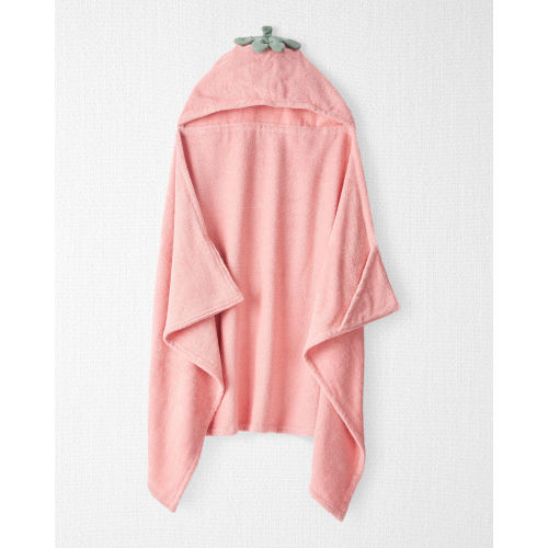 Toddler Organic Terry Cotton Strawberry Towel - Little Planet | Carter's