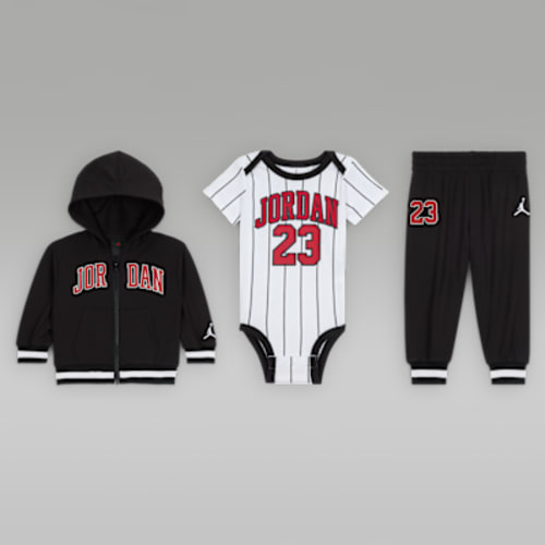 Jordan Baby (0-6M) 23 Jersey 3-Piece Full-Zip Hoodie Set