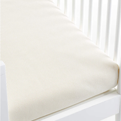 Naturepedic Organic Cotton Breathable 2-Stage Crib Firm Mattress with Waterproof Breathable Pad