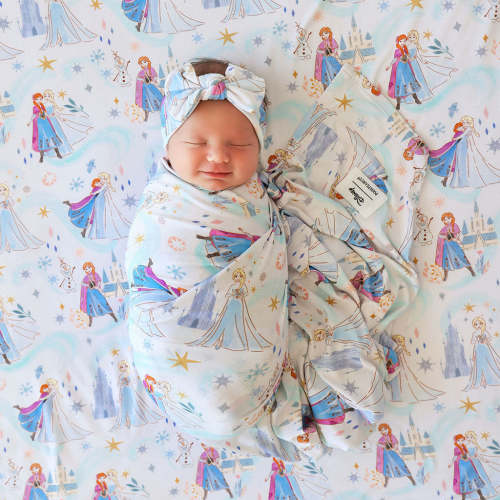 Disney Elsa & Anna Swaddle Headband Set