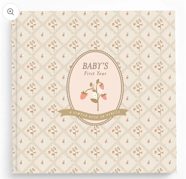 Cottage Garden Baby Memory Book