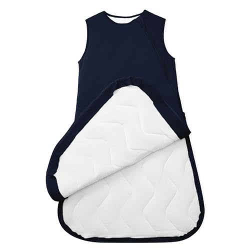 PurComfy Quilted Supersoft Sleep Sack, 2.5 TOG Premium Bamboo Viscose Warm Baby Sleeping Bag, Thick Babies Wearable Blanket