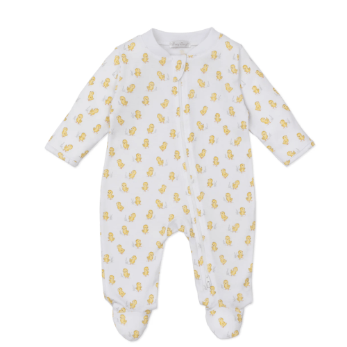Cheery Chicks Zip Footie