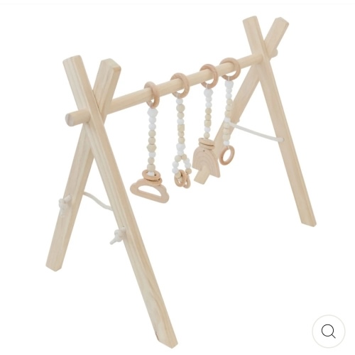 Poppyseed Play Wood Baby Gym + Toys | Modern Nursery™