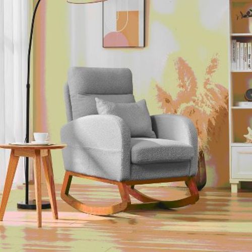 Erommy Rocking Chair Indoor,grey