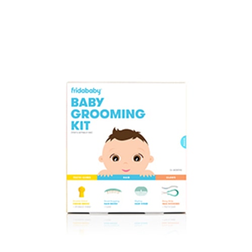 Frida Baby Baby Basics Kit |Includes NoseFrida, NailFrida, Windi, DermaFrida + Silicone Carry Case