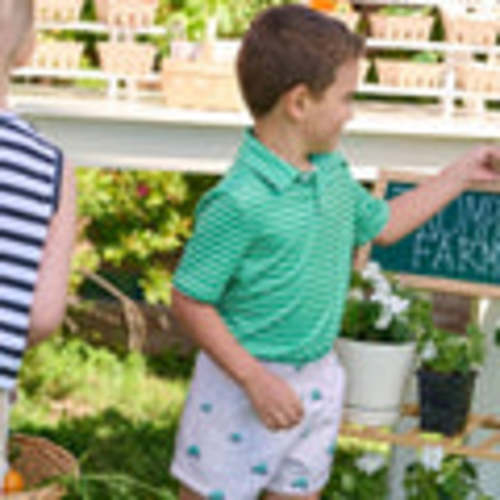 Short Lounge Set - Tractors – Sugar Bee Clothing