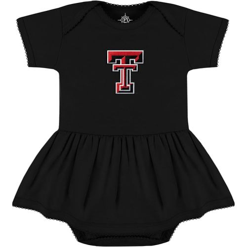 Creative Knitwear College Baby Picot Bodysuit Dress - Team Logo, Multiple Colors, for Baby Girls (0-24 Months)