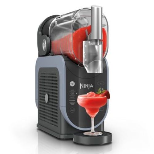 Ninja Slushi 5-in-1 Professional Frozen Drink Maker with 5 Preset Programs, 88oz FS301: Metal & Plastic, Gray, 3 Pieces