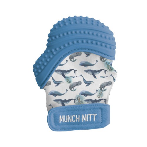 MUNCH MITT Teething Mitt, Blue