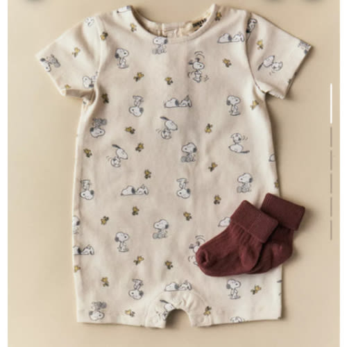 CHILDREN’S PEANUTS™ SHORT ROMPER - Baby 0-18 months - KIDS AND BABY - CLOTHING AND SHOES | Zara Home United States of America