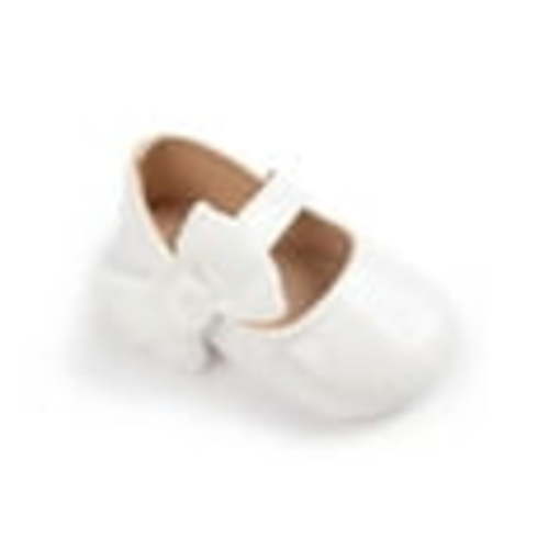 Meckior Baby Girls Shoes Infant Mary Jane Dress Bowknot Princess Crib Flats for Newborn First Walkers 3-18 Months
