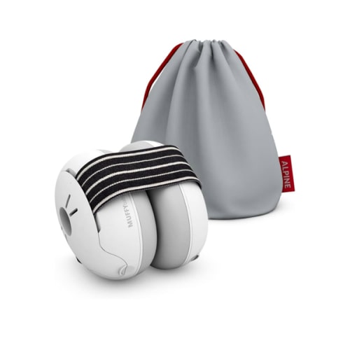 Alpine Muffy Baby Ear Protection for Babies and Toddlers up to 36 Months - CE & ANSI Certified - Noise Reduction Earmuffs - Comfortable Baby Headphones Against Hearing Damage & Improves Sleep - Black