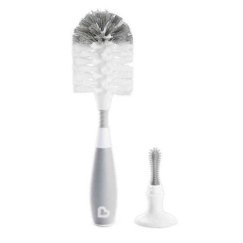 Munchkin® Bristle Baby Bottle Brush in Grey