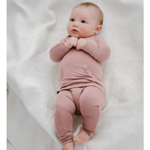 Finley Romper in Mauve – Lila