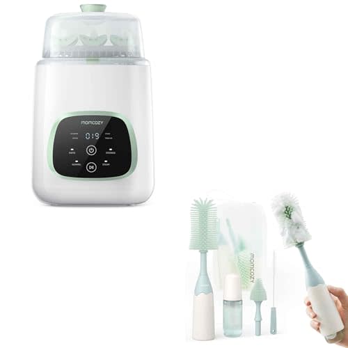 Momcozy KleanPal Pro Baby Bottle Washer & Momcozy Bottle Brush Kit