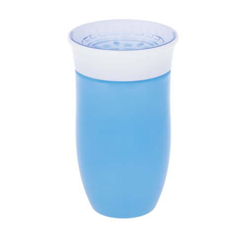 Nuby 360 Wonder Leak-Free Insulated Sippy Cup, Blue and White, 10 fl oz
