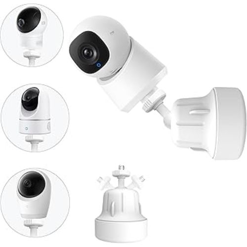 Adjustable Baby Monitor Wall Mount Stand Holder Compactible for eufy Security E30 / E21/ E110/ E20/ E21 / C220 / C2110 / T8417/ T8354/ T8300 /Baby Camera Flexible Clip clamp Mount Stand