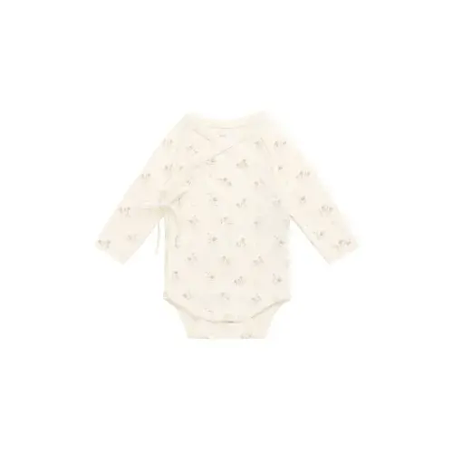 Organic Cotton Marina Bodysuit - Thelma Parchment – Jamie Kay USA