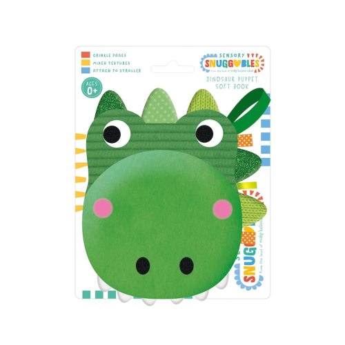 Sensory Snuggables Dinosaur Hand-puppet Soft Book Book By Christie Hainsby, (Paperback) | Indigo