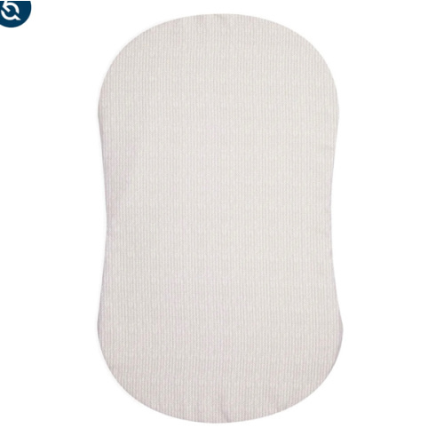 HALO - BassiNest Fitted Sheet 100% Cotton | Herringbone - cream ,