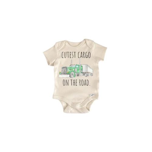 Trucking Trucker Truck - Baby Boy Girl Clothes Infant Onesie® Funny Cute Newborn GS1 Multicolor 0-3M