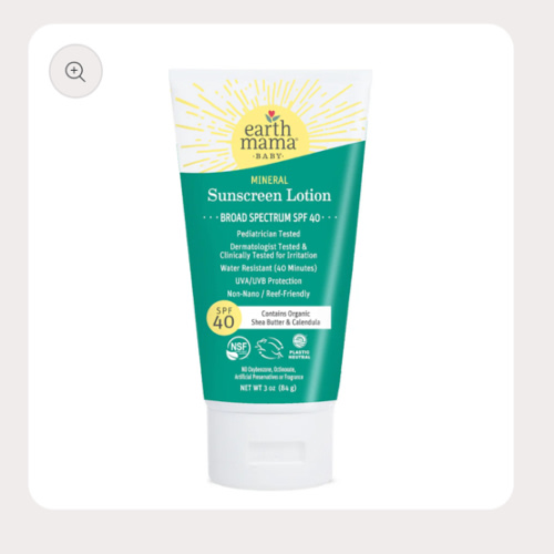Baby Mineral Sunscreen Lotion SPF 40 | Non-nano Zinc
