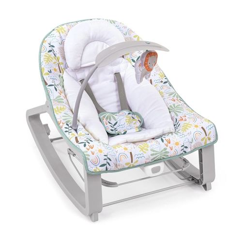 Ingenuity Keep Cozy 3-in-1 Grow with Me Vibrating Baby Bouncer Seat & Infant to Toddler Rocker, Vibrations & Toy Bar, 0-30 Months Up to 40 lbs (Madi)
