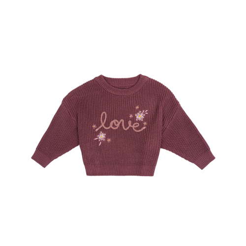 Modern Moments by Gerber Baby Girl Sibling Matching Sweater, Sizes 0/3 Months - 24 Months
