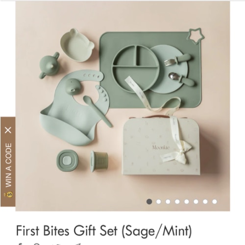 First Bites Gift Set (Sage/Mint)