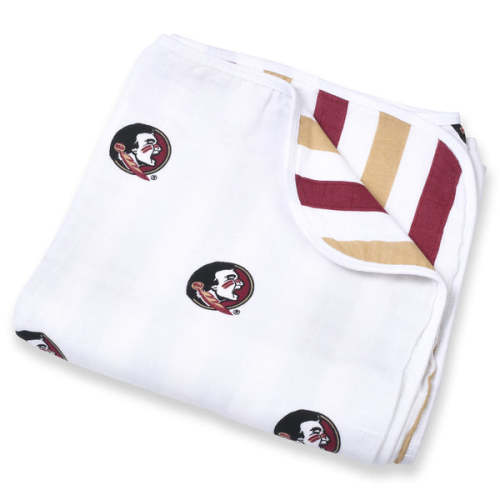 Florida State University Four Layer Muslin Blanket – Three Little Anchors
