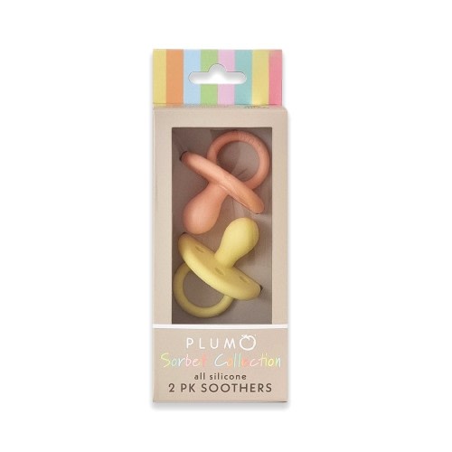 Plum Soothers 2Pk Mango / Lemon 0 - 6 Months
