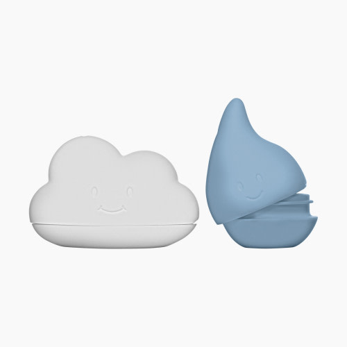 Ubbi Cloud and Droplet Bath Toys - Muted