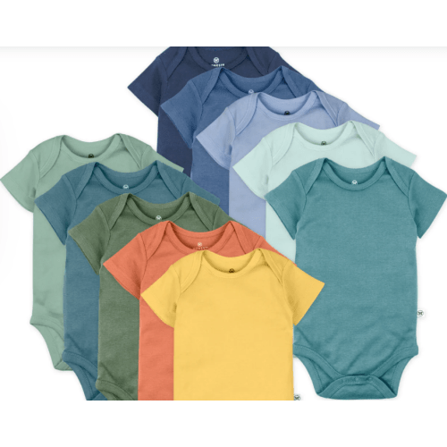 10-Pack Organic Cotton Short Sleeve Bodysuits | Honest Baby Clothing