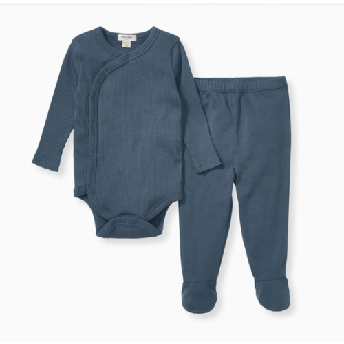 Wrap Front Baby Boy Bodysuit Set – Burt's Bees Baby