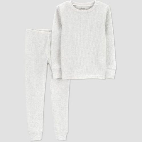 Carter's Just One You®️ Toddler Boys' 2pc Snug Fit Solid Pajama Set - Gray 18m