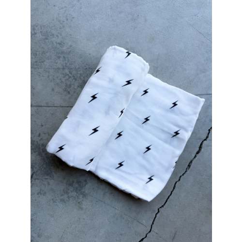 White Lightning | Muslin Blanket