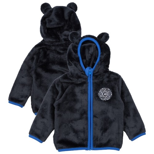 Toddler San Diego FC  Sport Design Sweden Navy Tie-Breaker Teddy Full-Zip Hoodie