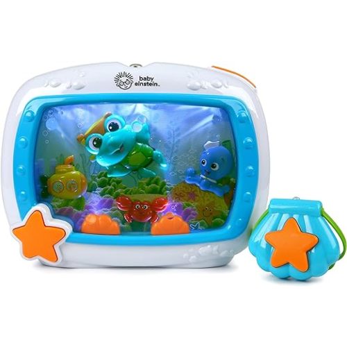 Baby Einstein Sea Dreams Soother Musical Crib Toy and Sound Machine, Newborn and up
